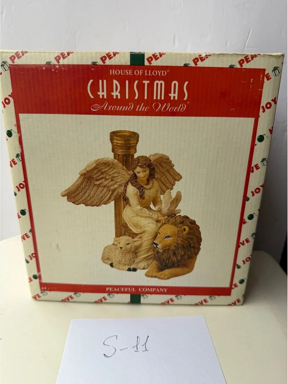 Vintage 1997 House of Lloyd Christmas Around the World Peaceful Company S-11
